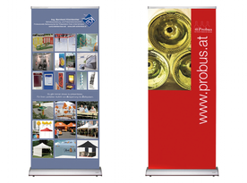 Displays, Bannerdisplay, Faltdisplay, Messewände, mobile Messestände