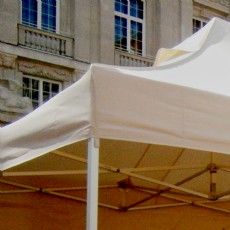 1A Faltzelt als Raucherzelt mit Rauchabzug