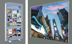 Displays, Bannerdisplay, Faltdisplay, Messewände, mobile Messestände