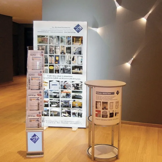 Displays, Bannerdisplay, Faltdisplay, Messewände, mobile Messestände