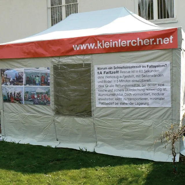 1A Faltzelt Rescue - ideal für Rettungseinsätze