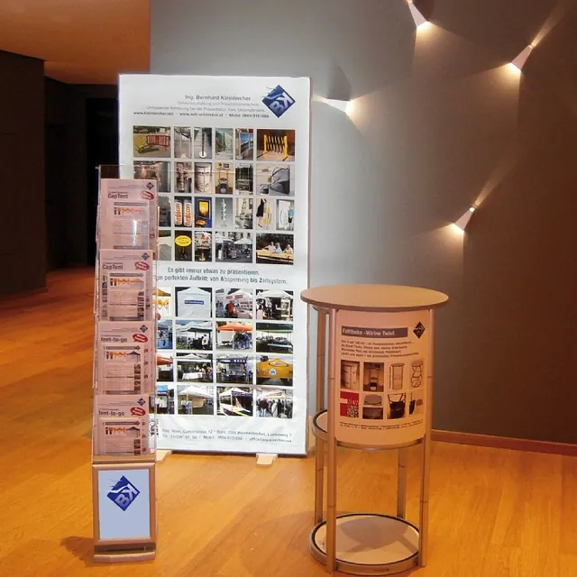 Displays, Bannerdisplay, Faltdisplay, Messewände, mobile Messestände