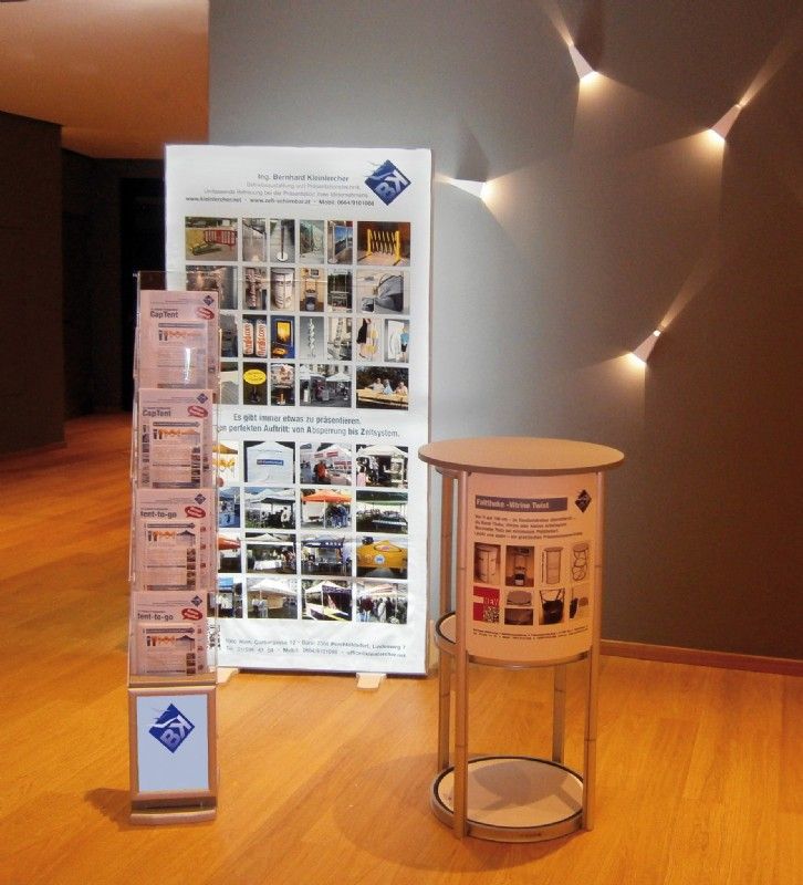 Displays, Bannerdisplay, Faltdisplay, Messewände, mobile Messestände